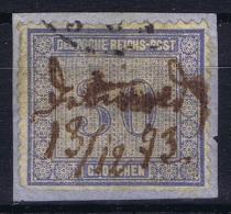 Deutsches Reich: Mi.nr. 13 Used On Fragment - Gebruikt