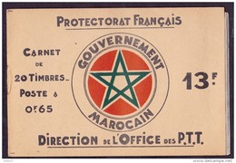 Maroc Carnet Complet N°140 X 20 Timbres - Papier Sulfurisé Adhéré à La Gomme - 4 Scans -  TB - Ungebraucht