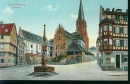 Rarität Litho Aschaffenburg Stiftsplatz Mit Apotheke Um 1910 - Aschaffenburg