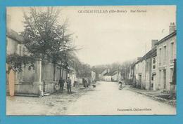 CPA Rue Carnot CHATEAUVILLAIN 52 - Chateauvillain