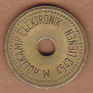 AC -  M HOLIKAMP ELEKTRONIK 4543 LIENEN TOKEN - JETON - Noodgeld