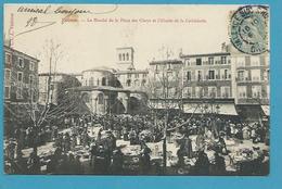 CPA - Marché De La Place Des Clercs à VALENCE 26 - Valence