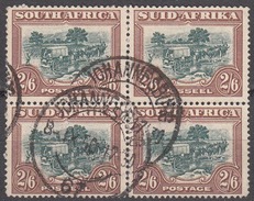 South Africa 1933-54 Cancelled, Block Of 4, Sc# 63 - Oblitérés