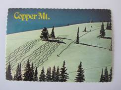 016F/ Copper Mountain, Making High Tracks In The Rockies (ski, Skiing) - Rocky Mountains
