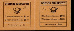 Markenheftchen Bund Postfr. MH 14 G Offen Und  Beschriftet  MNH ** Neuf Postfrisch - 1951-1970