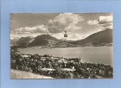 Veyrier (74-Haute-Savoie) Vue Générale Et Le Téléférique Lac D'Annecy 2 Scans 18/05/1964 - Veyrier