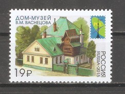 Russia 2015,Join Issue With RCC,museum Of Vasnetsov,VF MNH** - Ongebruikt