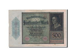 Billet, Allemagne, 500 Mark, 1922, 1922-03-27, KM:73, TB - 500 Mark