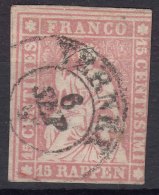 Switzerland 1854 Mi#15 Used - Usados