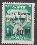 Istria Litorale Yugoslavia Occupation, 1947 Porto Sassone#24 Mint Hinged - Jugoslawische Bes.: Istrien