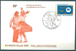 BELGIUM - 7.7.1979 - SCHOTEN FESTIVAL VAN FOLKLORE COB 1938  - Lot 15264 - Herdenkingsdocumenten