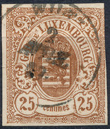 Stamp  Luxembourg 1859 25c Used Lot#22 - 1852 William III