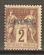 ALEXANDRIE    -   1899 .   Y&T N° 2 * - Nuevos