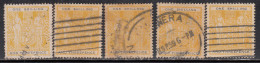 1s 3p X 5 Used, Not Checked, For Good Study, New Zealand Fiscal 1931 Upwards - Fiscal-postal