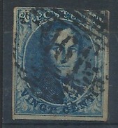 N°4, 20c Bleu Margé P161 FARCIENNES - 1849-1850 Medallones (3/5)