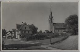 Schönenberg Zürich Dorfpartie Mit Kirche - Photo: Rud. Suter No. 154 - Dorf