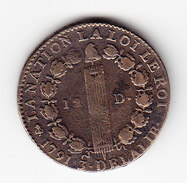 FRANCE KM 600.1,  1791A, 12d  (A11) - 1774-1791 Lodewijjk XVI