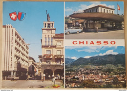 CHIASSO - TICINO - PANORAMA - UNIONE BANCHE SVIZZERE - CONFINE ITALO-SVIZZERO - DOGANA  VG - Chiasso