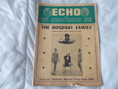 ECHO LTD Professional Circus And Variety Journal Independent International N° 210 August 1959 - Unterhaltung