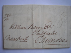 U.K. - LAC De 1826 Avec Taxe Manuscrite Etcachet ABERDOUR - ...-1840 Vorläufer