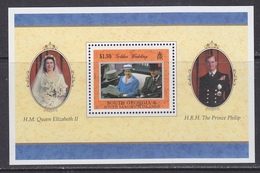 South Georgia 1997 Golden Wedding M/s ** Mnh (35202) - South Georgia