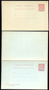 FRENCH SUDAN Postal Cards #5-6 Without Control Number 10 C. Mint Vf 1901 - Covers & Documents