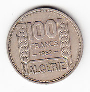 ALGERIA KM 93, 1952, 100 Francs. (FP07) - Algérie