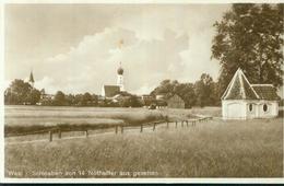 Rarität Waal In Schwaben Bei Buchloe Von 14 Nothelfer Aus Gesehen Um 1920 - Buchloe