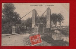 1 Cpa Peyrehorade Pont Suspendu - Peyrehorade