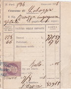 Steuerbeleg 1871 Mit Marca Da Bollo (i053) - Andere & Zonder Classificatie