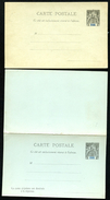 GRAND COMORO Postal Cards #1-2  Mint Vf 1893 - Briefe U. Dokumente