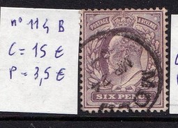 N° 114 B Bon 1er Choix 10% ( Prix Vendeur) De La Cote - Used Stamps