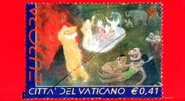 VATICANO - Usato - 2002 - Europa - Cristo E Il Circo, Opera Di Aldo Carpi - 0,41 € - Used Stamps