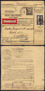 1931 HUNGARY Delivery Note Packet Form Postal Parcel Stationery Revenue Sujet Détérioration FOOD Vignette Label - Postpaketten