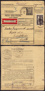 1931 HUNGARY Delivery Note Packet Form Postal Parcel Stationery Revenue Sujet Détérioration FOOD Vignette Label - Parcel Post