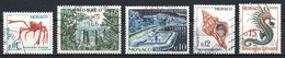 Monaco 1960 : Timbres Yvert & Tellier N° 537a - 538 - 539a - 539b - 540 - 542 - 543 - 544 - 545 Et 547. - Gebruikt