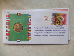 Enveloppe Numismatique Belgique Belgie  Championnat Européen De Football - FDC, BU, Proofs & Presentation Cases