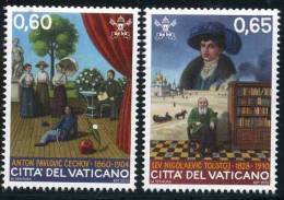 2010 Vaticano, Cechov E Tolstoj  , Nuovi (**) Serie Completa - Nuevos