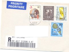 1998. Austria, The Letter Sent By Registered Prioritaire Post To Moldova - Brieven En Documenten