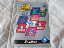 Catalogue Solido 1991 - Modélisme