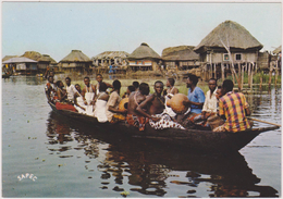 AFRIQUE Ouest,AFRICA,AFRIKA,Bénin,PRES TOGO,FETE,PIROGUE,Ganvié - Benin