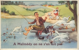 A MALMEDY On Ne S'en Fait Pas - Cachet De La Poste 1952 - Malmedy