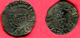 DENIER PARISIS (C 549)   TB 35 - 1380-1422 Charles VI Le Fol