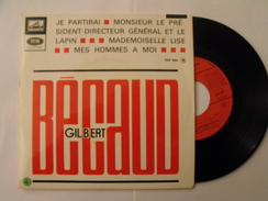 Disque Vinyle 45 Tours. Gilbert Bécaud. Je Partirais. EMI Pathé EGF 904 - Collectors