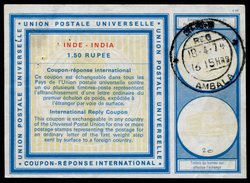 INDE  International Reply Coupon / Coupon Réponse International - Zonder Classificatie