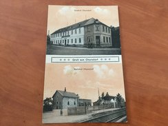 Gasthof Und Bahnhof Chursdorf Gruss Aus Postkarte - Greiz