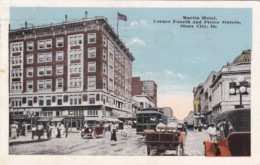 Iowa Sioux City Martin Hotel Corner Fourth And Pierce Streets 1917 - Sioux City