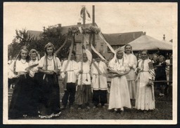 A2187 - Altes Foto - Vintage Mode - Crimmitschau ? Kinder Fest 1949 - Hübsche Junge Mädchen Mit Kleid Rock - Crimmitschau