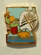 PIN'S JEUX PANAMERICAINS 1987 - PERROQUET - PARROT - VOILE - SAILING - Sailing, Yachting