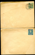 HORTA Envelopes #B3-4  Mint And Postmark Horta 1898 - Horta